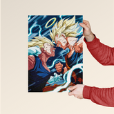 Dragon Ball Z – Goku vs. Majin Vegeta Clash Poster